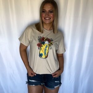 Twisted Tea flower Tee